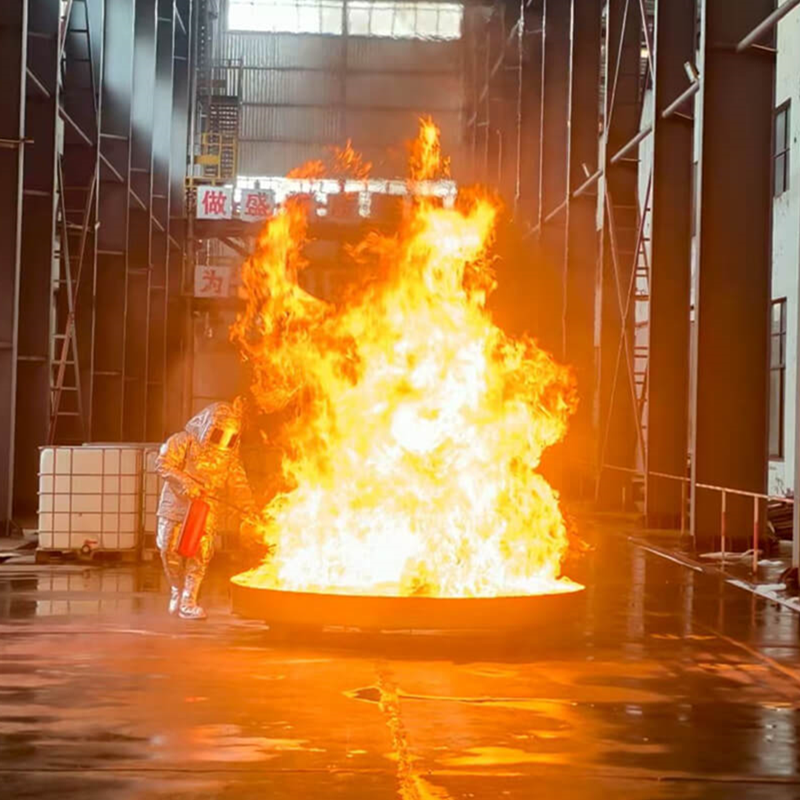 Plent & Sxfirepro Kumpletong Mga Pagsubok sa Patlang ng Bagong Firefighting Foam Product